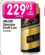 Miller Genuine Draft Can-24x500ml