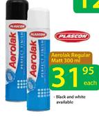 Plascon Aerolak Regular Matt-300ml Each