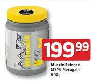 Muscle Science MSP3 Metagain-600g