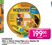Hozelock Hose Pipe-30mX12mm Plus Starter kit 