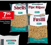 Pasta Shapes Assorted-500g each