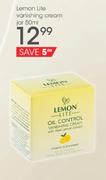 Lemon Lite Vanishing Cream Jar-50ml