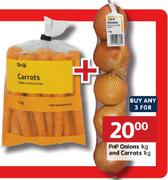 Pnp Onions-1Kg And Carrots-1Kg