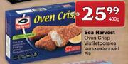 Sea Harvest Oven Crisp Visfilletporsies Verskeidenheid-400g Elk