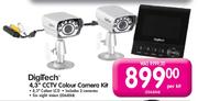 DigiTech CCTV Colour Camera Kit-4.3"
