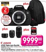Canon 650D Triple Lens Bundle
