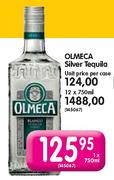 Olmeca Silver Tequila-12 x 750ml