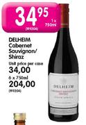 Delheim Cabernet Sauvignon/Shiraz-6 x 750ml