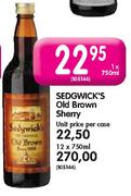 Sedgwick's Old Brown Sherry-750ml