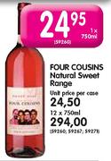 Four Cousins Natural Sweet Range-750ml