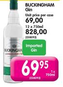 Buckingham Gin-750ml