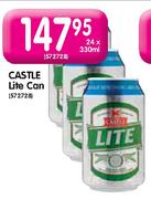 Castle Lite Can-24 x 330ml