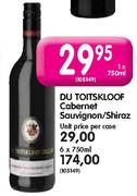 Du Toitskloof Cabernet Sauvignon/Shiraz-6 x 750ml