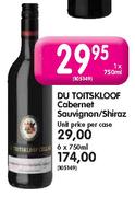 Du Toitskloof Cabernet Sauvignon/Shiraz-750ml Each