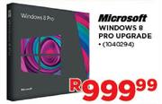 Microsoft Windows 8 Pro Upgrade