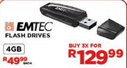 Emtec Flash Drives-3 x 4GB