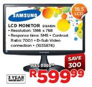 Samsung LCD Monitor-18.5"(S19A10N)