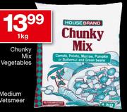 Housebrand Chunky Mix Vegetables-1kg