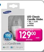Samsung LED Classic Candle Globe-Each