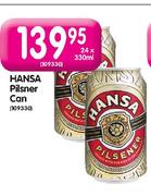 Hansa Pilsener Can-24X330ml