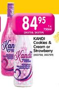 Kandi Cookies & Cream Or Strawberry-1X750ml