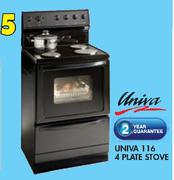 Univa 116 4 Plate Stove