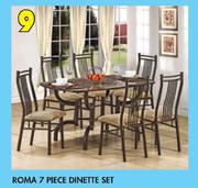 Roma 7 Piece Dinette Set
