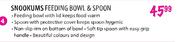 Snookums Feeding Bowl & Spoon