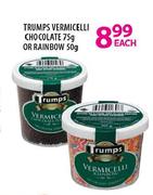 Trumps Vermicelli Chocolate-75g Or Rainbow-50g Each