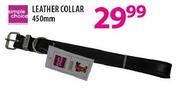 Simple Choice Leather Collar-450mm Each 