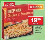 Iceland Deep Pan Pizza Assorted-Each