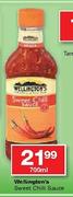 Wellington's Sweet Chilli Sauce-700ml