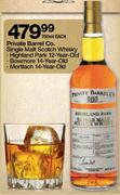 Private Barrel Co. Single Malt Scotch Whisky-750ml Each 
