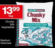 Housebrand Chunky Mix Vegetables-1kg
