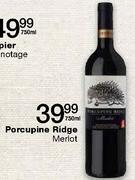 Porcupine Ridge Merlot-750ml