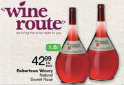 Robertson Winery Natural Sweet Rose-1.5Ltr Each