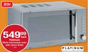 Platinum Silver Microwave Oven With Mirror Finish-20 Ltr Each