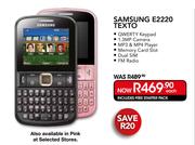 Samsung E2220 Texto-Each