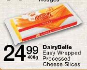 Dairy Belle Easy Wrapped Processed Cheese Slices-400g