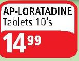 Ap-Loratadine Tablets-10's