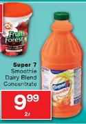 Super 7 Smoothie Dairy Blend Concentrate-2L
