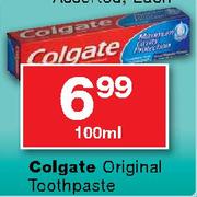 Colgate Original Toothpaste-100ml 
