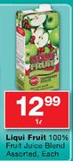 Liqui Fruit 100% Fruit Juice Blend Assorted-1L each