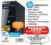 HP Desktop PC(E3400)