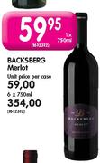 Backsberg Merlot-1X750ml