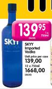 Skyy Imported Vodka-750ml
