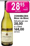 Zonnebloem Blanc de Blanc-750ml