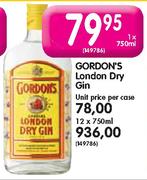 Gordon's London Dry Gin-750ml