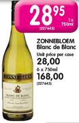 Zonnebloem Blanc de Blanc-6 x 750ml