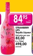 Strawberry Lips Tequila Liqueur-750ml
